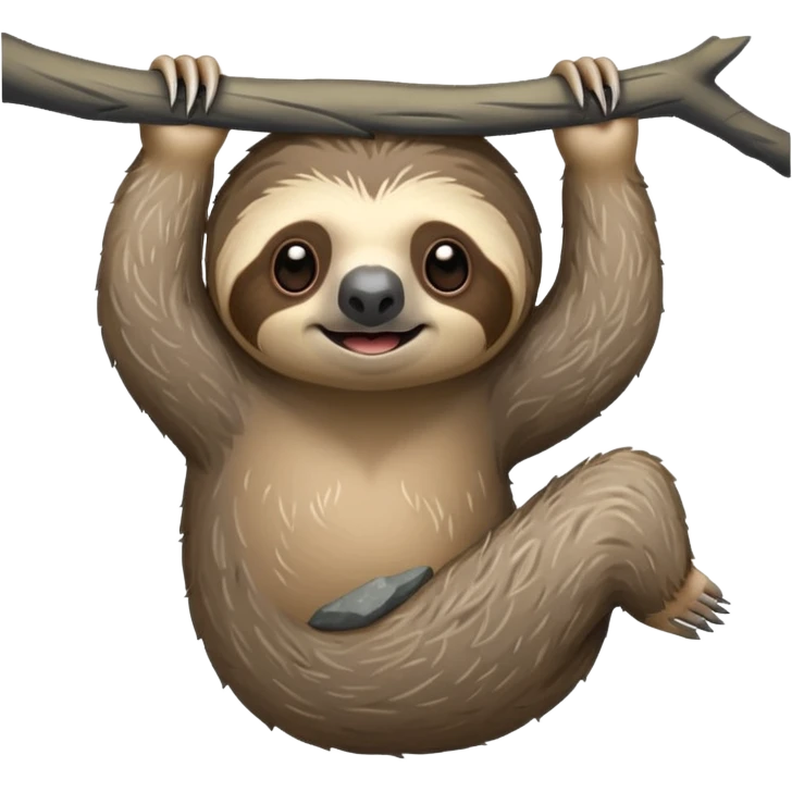 rock skin on a sloth emoji