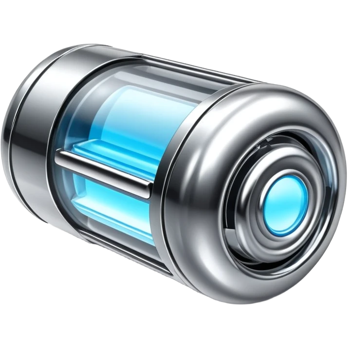 sorayama fuel capsule chrome glowing emoji