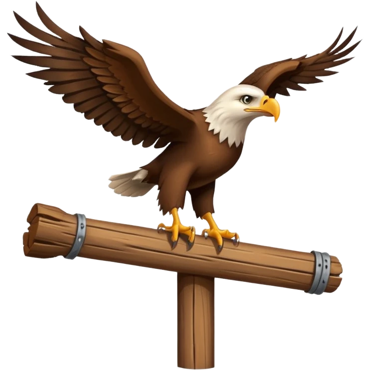 Eagle drag a post emoji