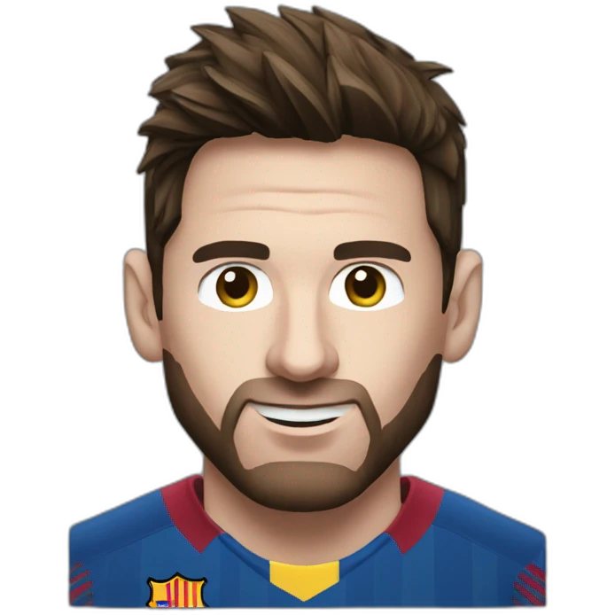 Messi soccer emoji