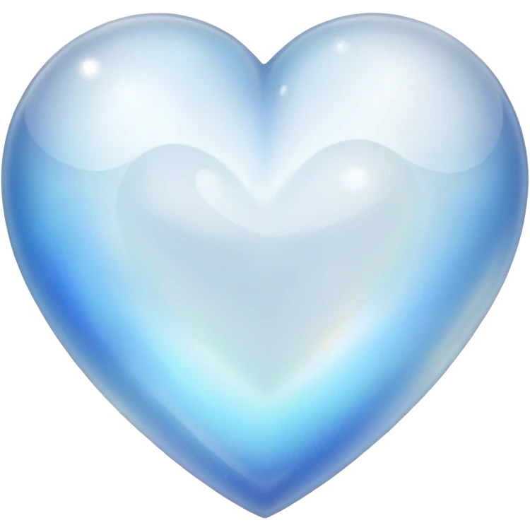 Moonstone heart emoji