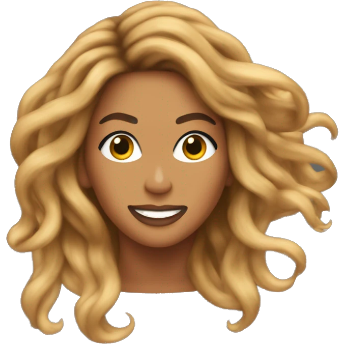 beyonce hair blowing in the wind emoji