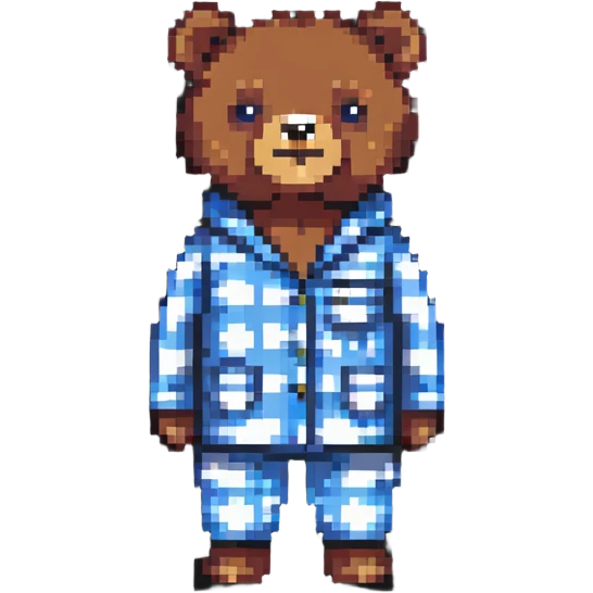 bear in pajamas emoji