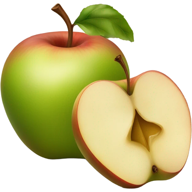 Cooked apple  emoji