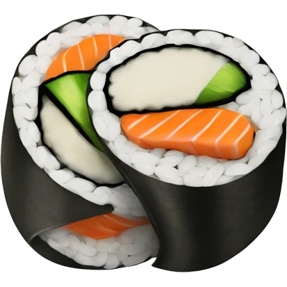 Sushi rolls emoji