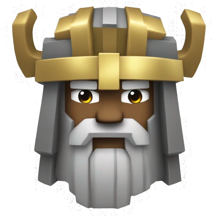 odin the god as minecraft character emoji