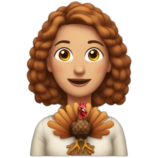 Turkey lady emoji