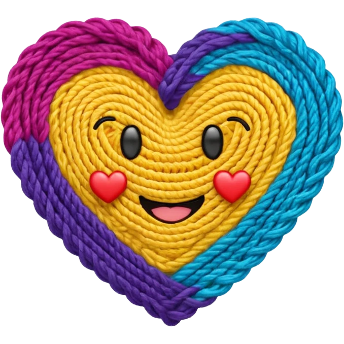 Crochet con emojis típicos  emoji
