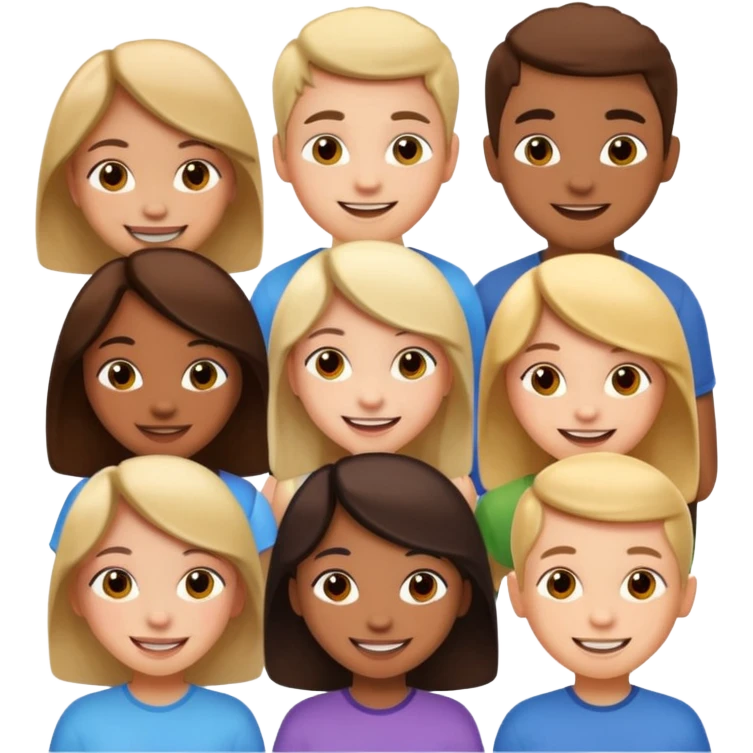 Drawing kids emoji