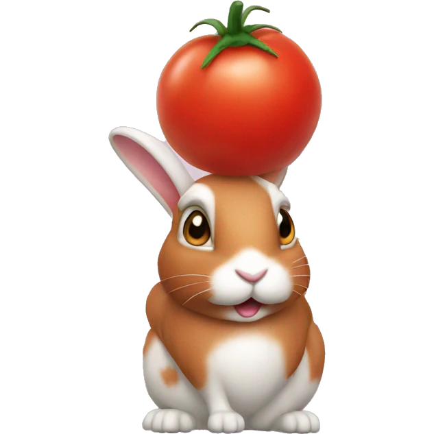 Tomato rabbit emoji