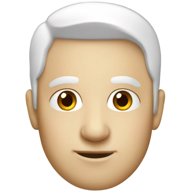 White iPhone emoji