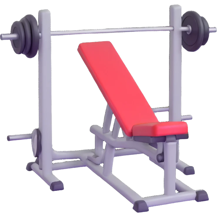 gym icon, 3D emoji style emoji