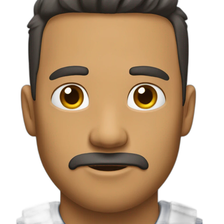 Enfermero hombre pelo canoso y muy corto emoji