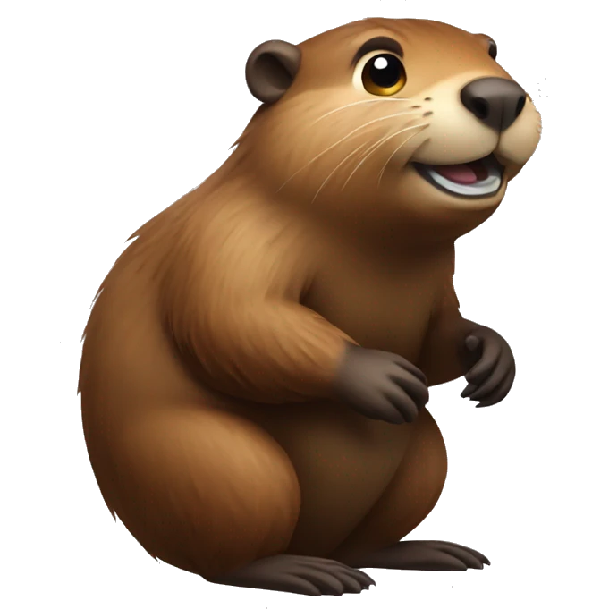 Beaver in poland emoji