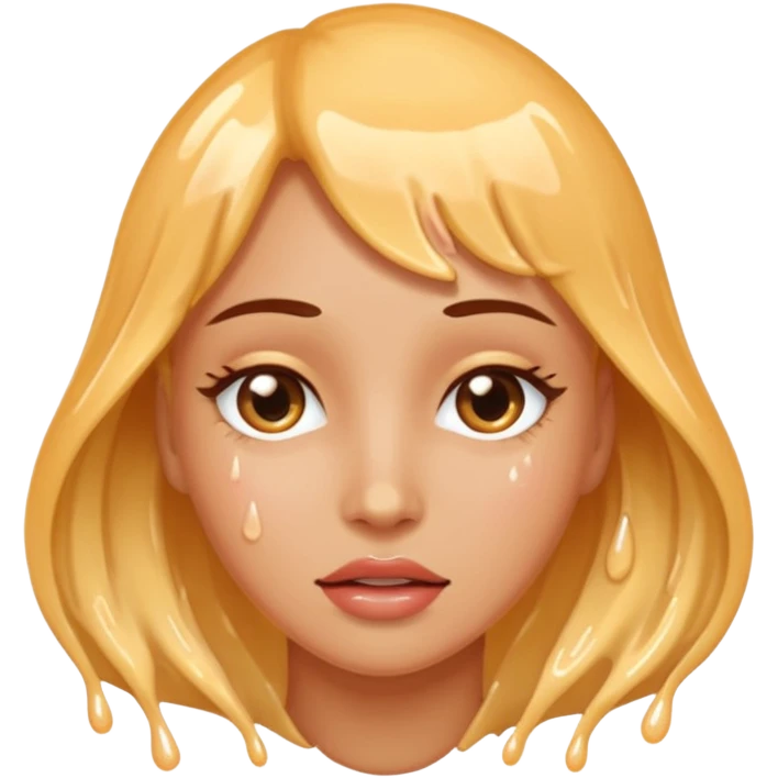 Cum coming out of a woman’s vagina emoji