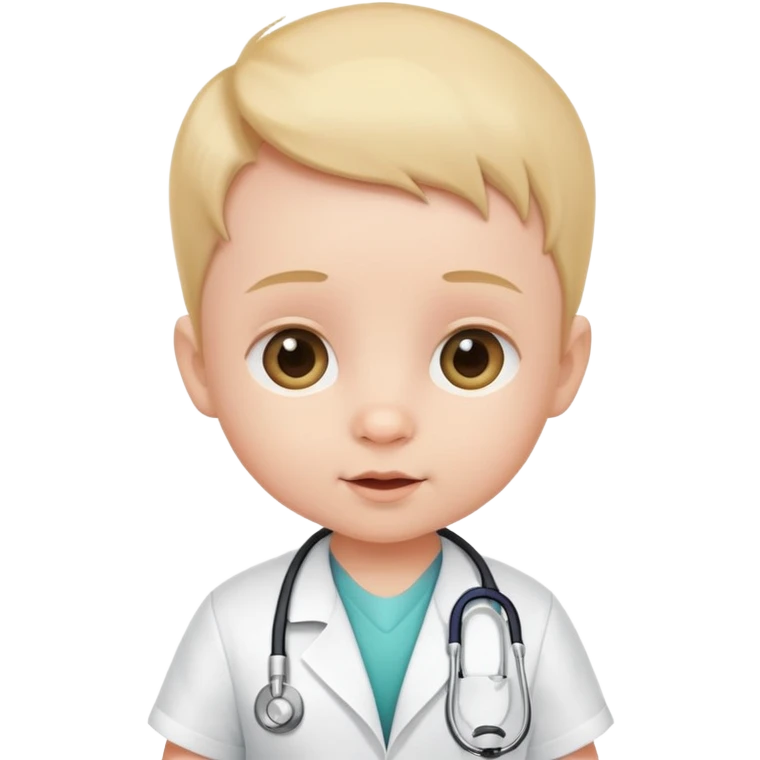 estetoscópio com bebe emoji