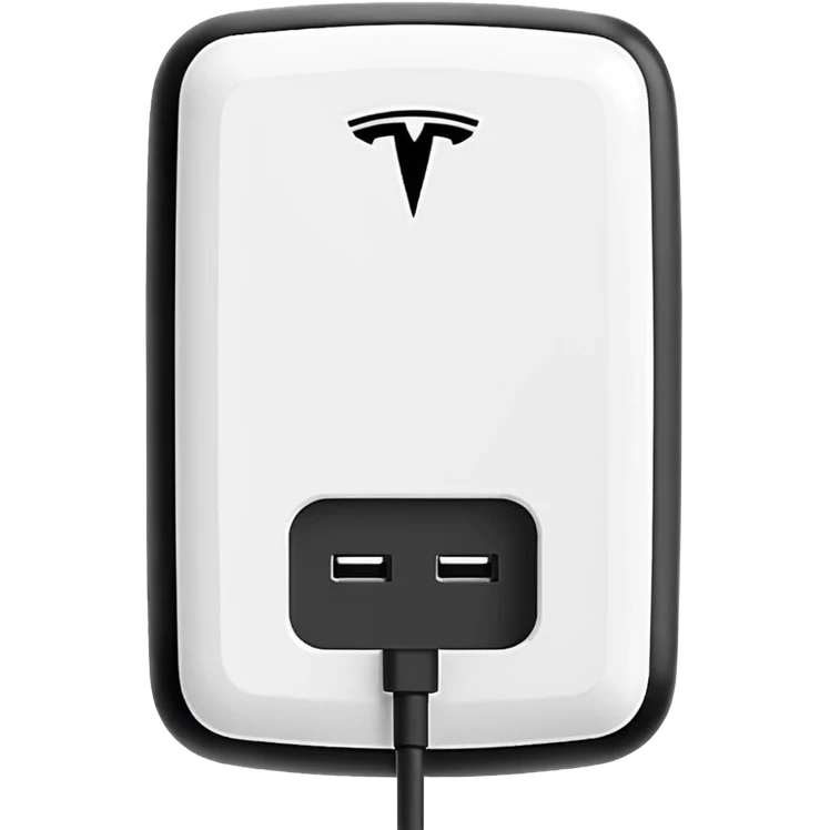 Tesla wall charger emoji