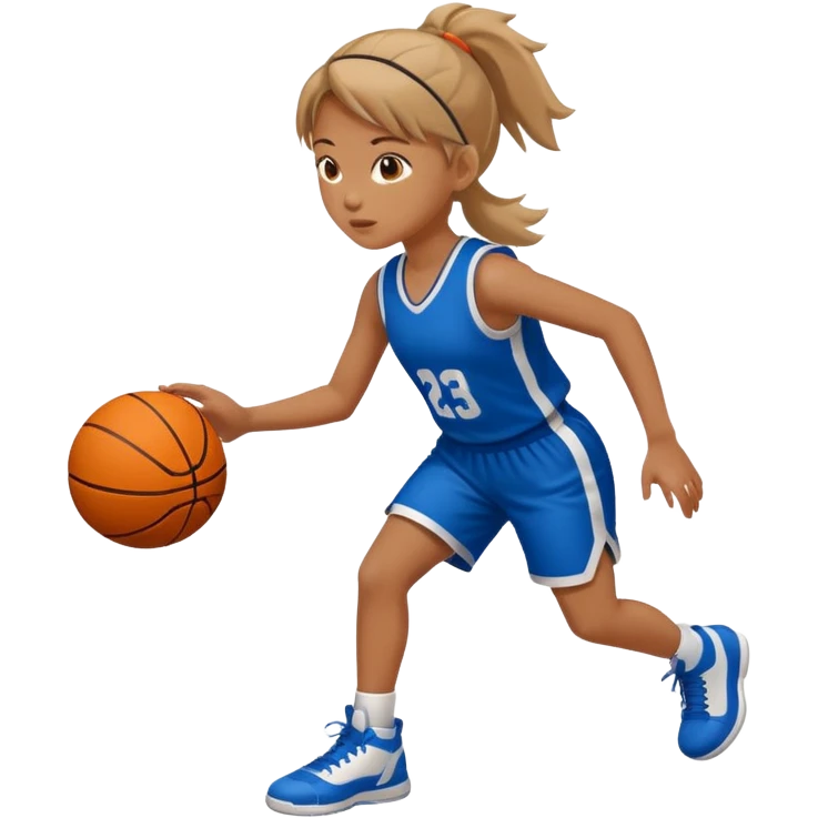 basketball playing girl emoji