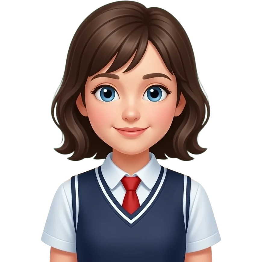 the girl with a big green school board behind emoji