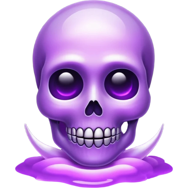 💀iphone emoji with aura emoji