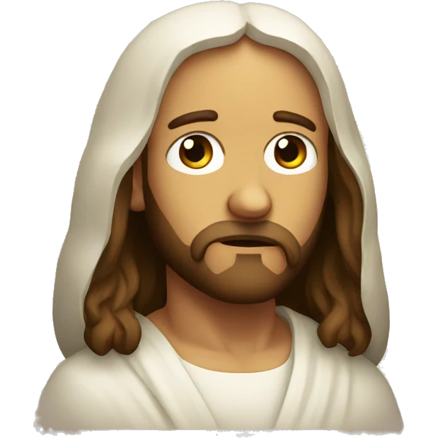 sad jesus emoji