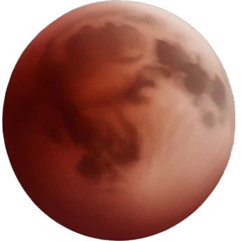 Blood moon  emoji