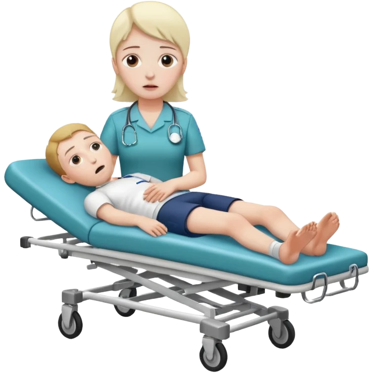 An ambulance is taking you to the hospital emoji
