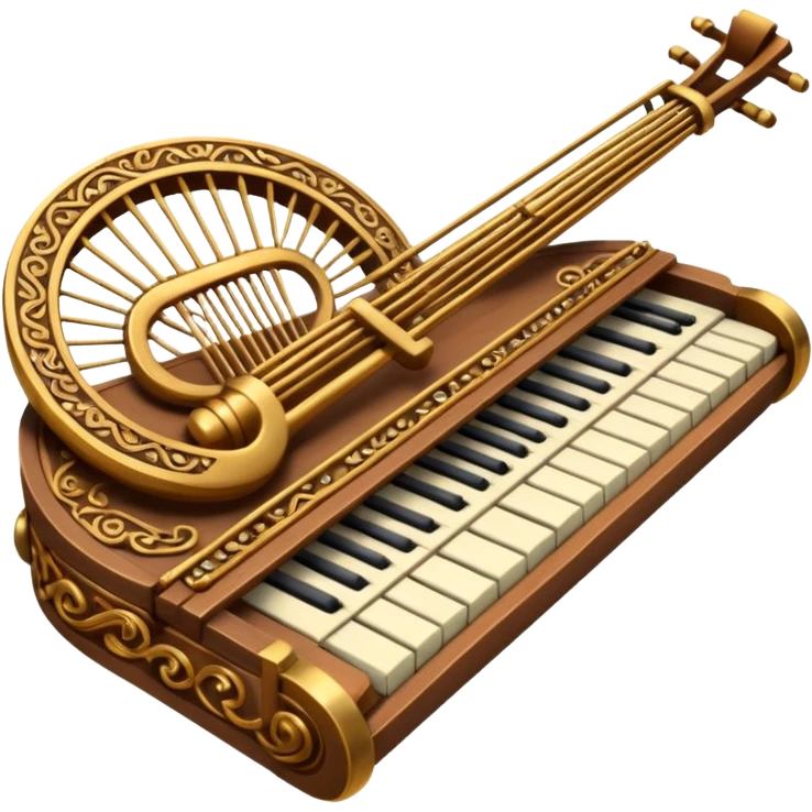 ancient musical instrument emoji