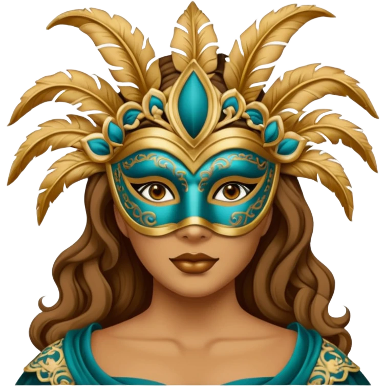 masked person venice volto woman emoji