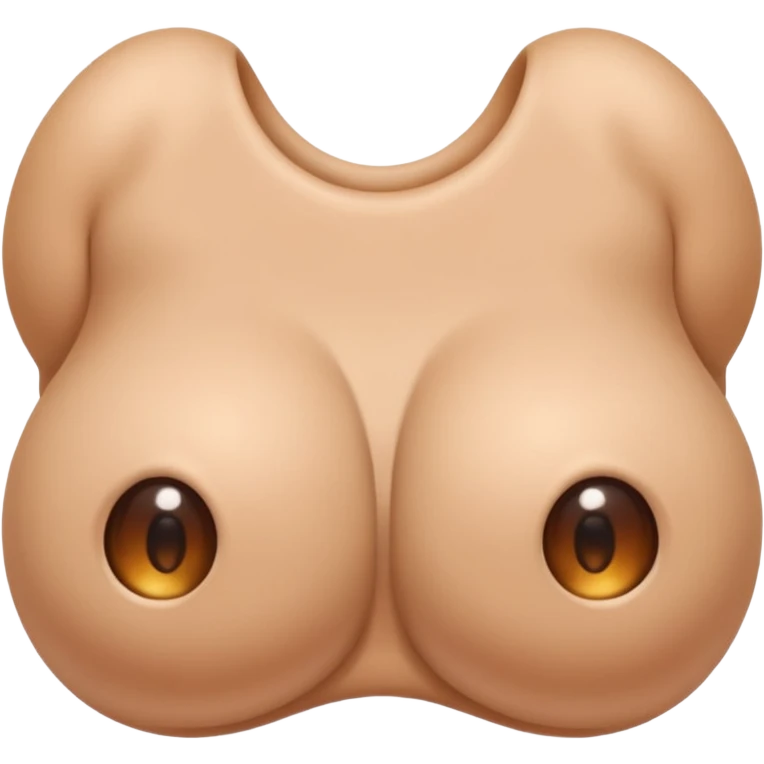 Boobs huge squishy emoji