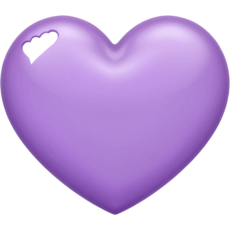 A light purple heart emoji emoji