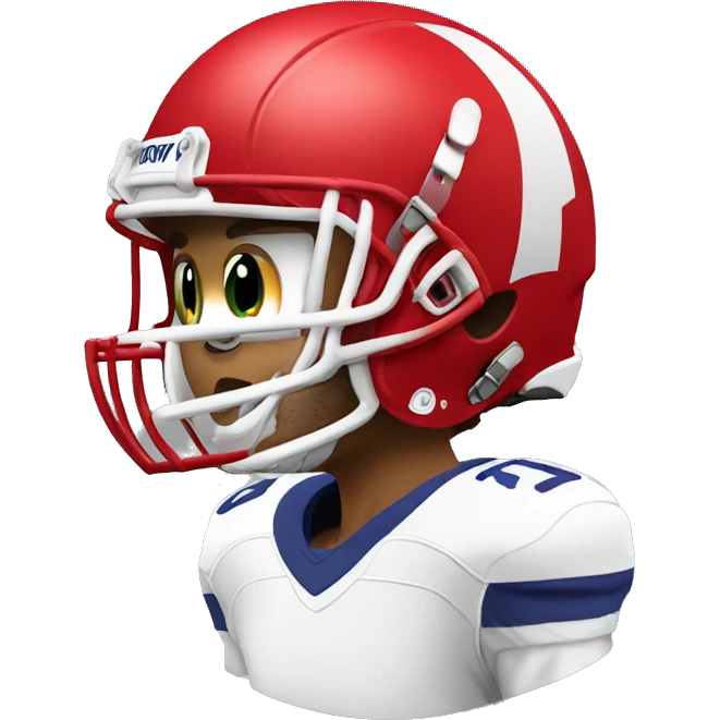 create a football player dragon with the red shirt emoji