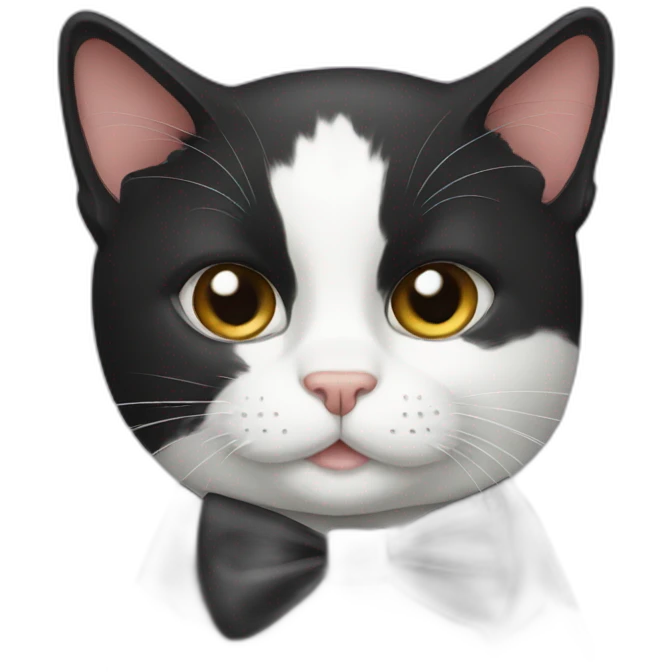 tuxedo cat emoji