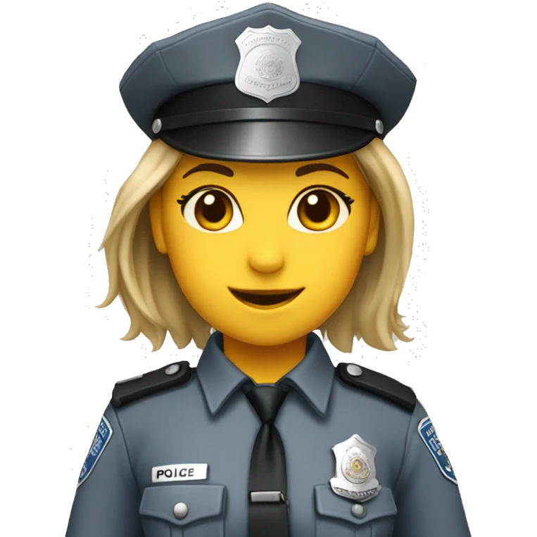 female rabbit grey police emoji