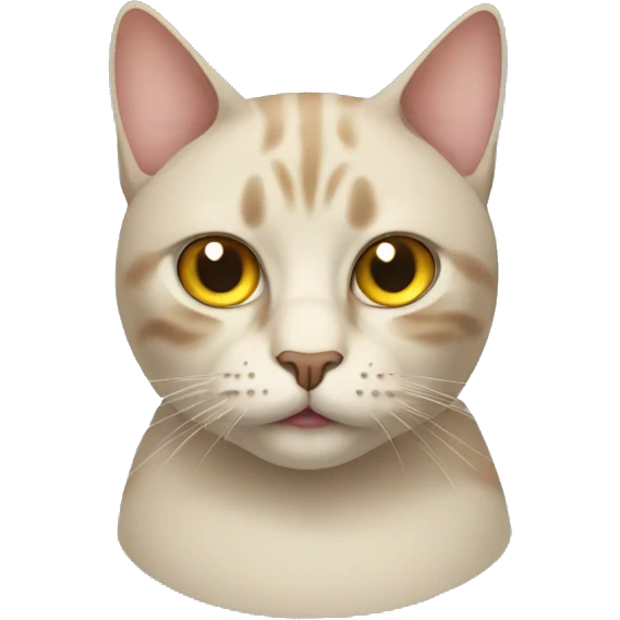 Cat with rolled eyes emoji
