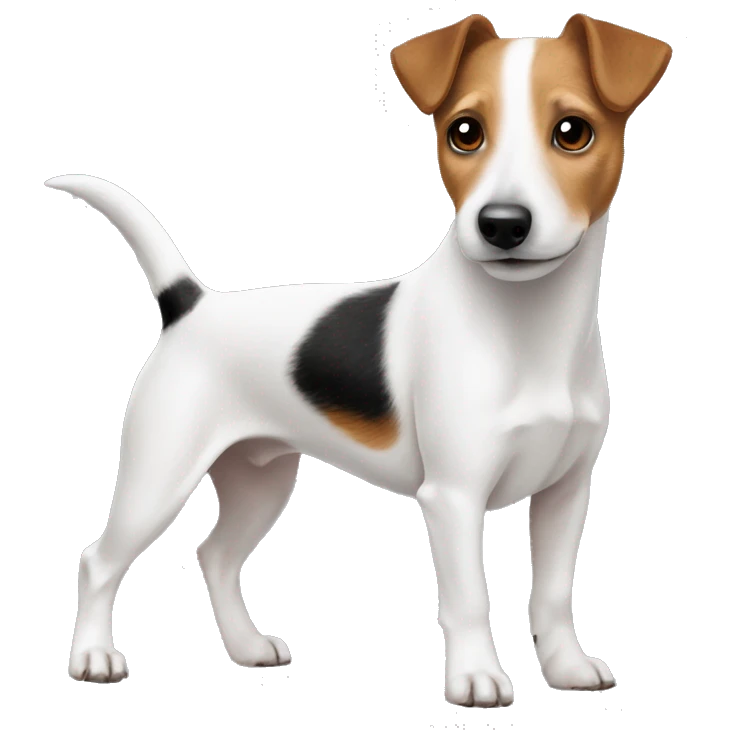 собака jack Russell terrier ￼ emoji
