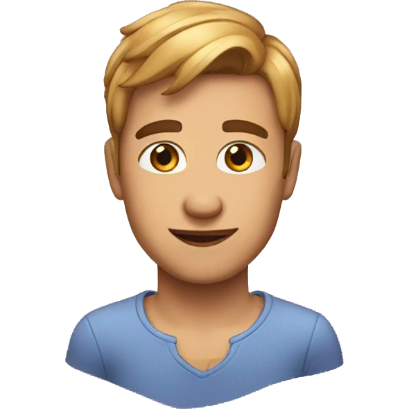 swiping your chin emoji