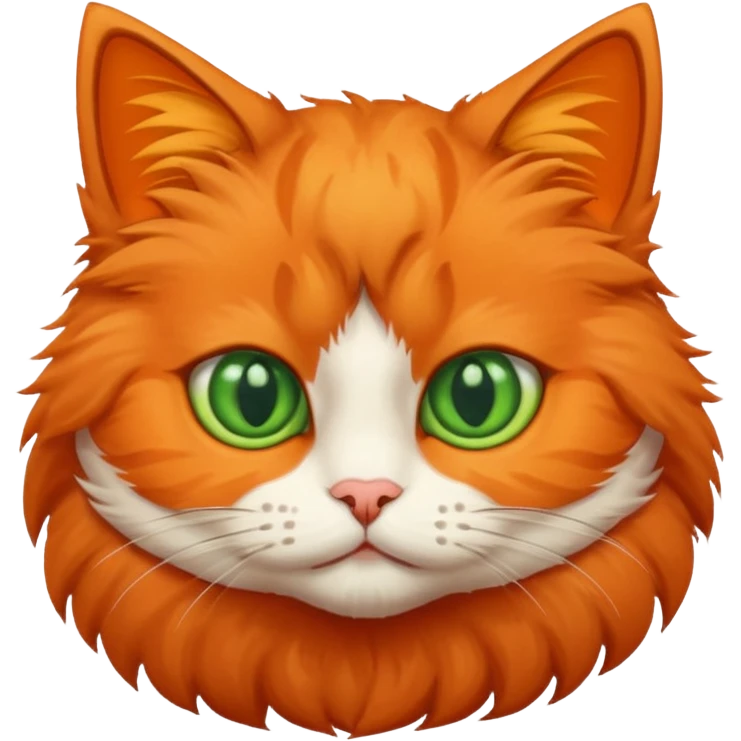 Gato  con ojos grandes emoji
