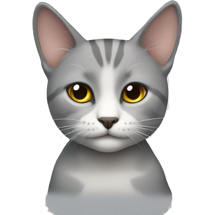 Gato  gris  emoji