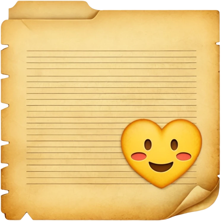a piece of document emoji