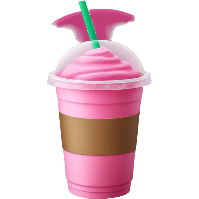 Pink drink from Starbucks  emoji