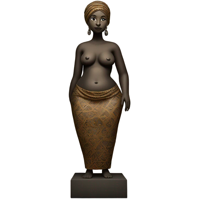 Venus of Willendorf statue emoji