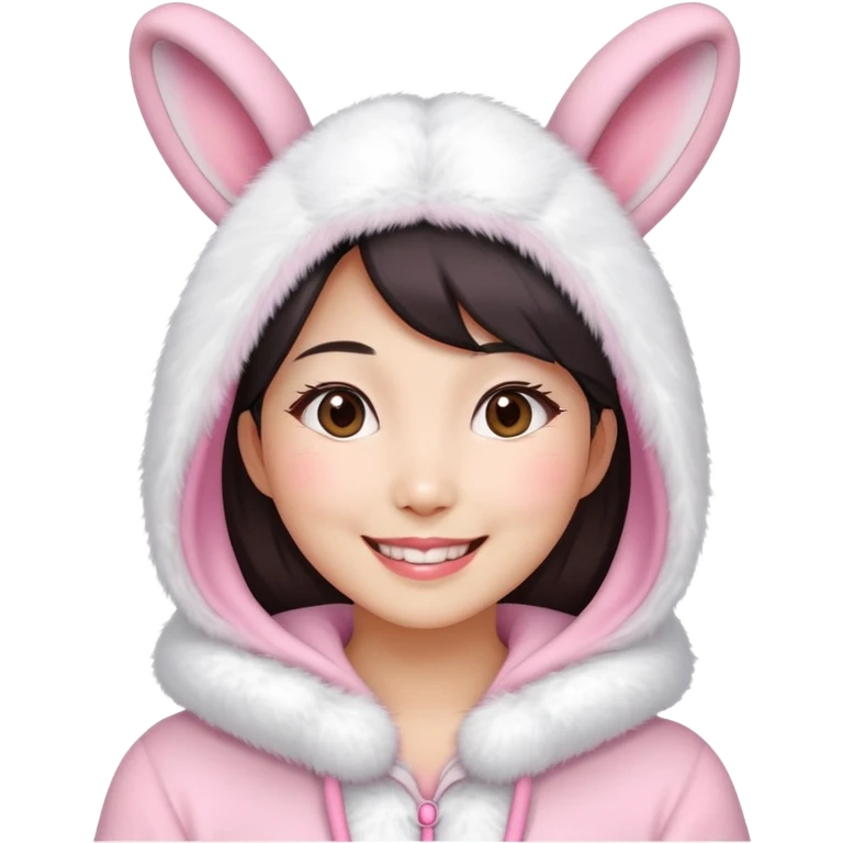 Playboy bunny Asian woman sfw emoji