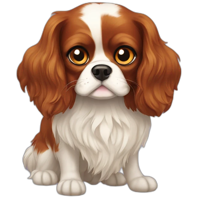 King Charles spaniel emoji