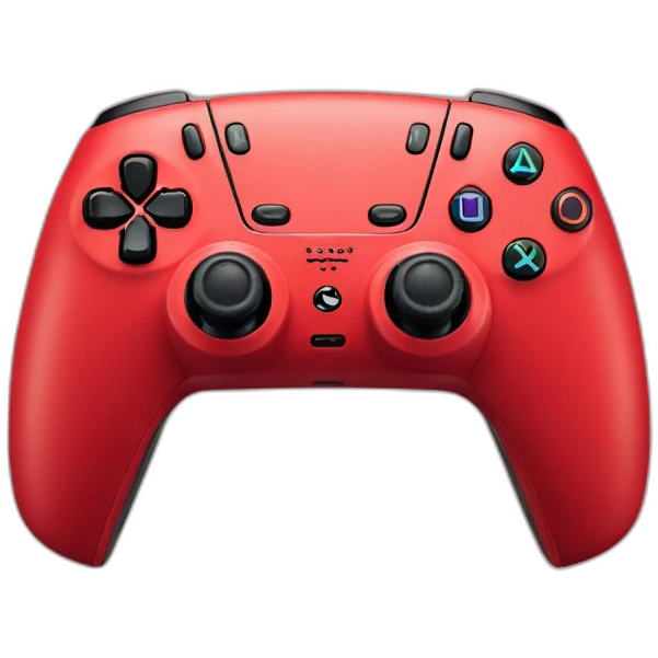 ps5 controller cosmic red color emoji