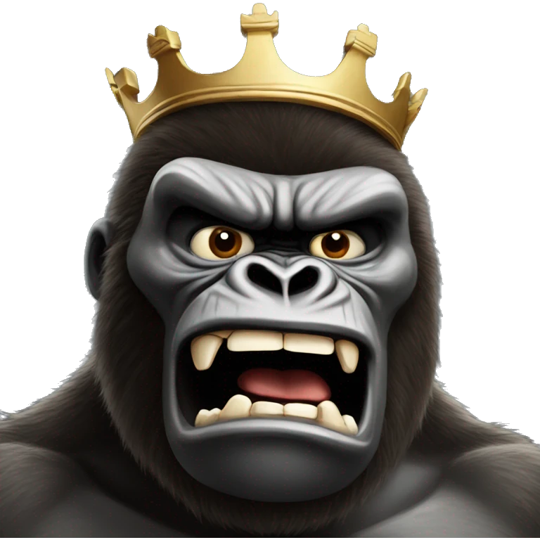 King Kong angry emoji