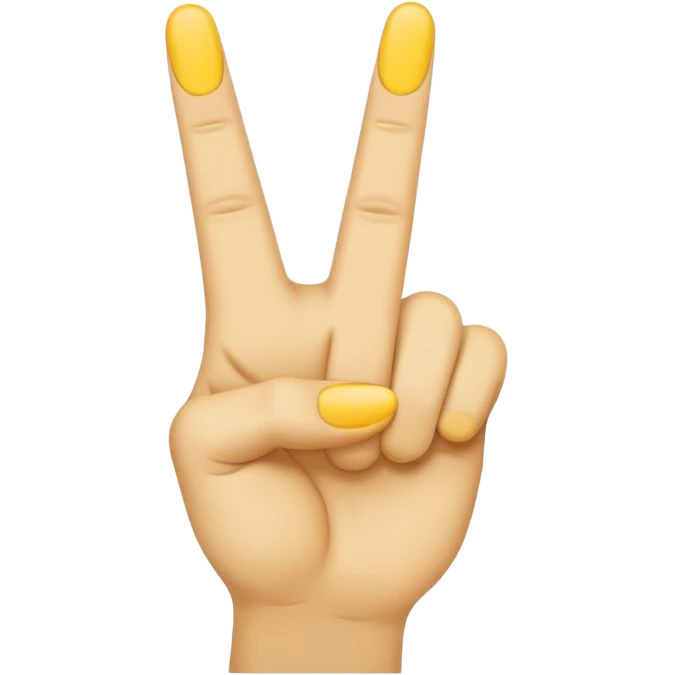 A minimal, emoji-style hand icon similar to the classic middle finger emoji, but with the ring finger raised instead of the middle finger. Flat design, smooth rounded shapes, soft yellow emoji skin tone, simple shading, centered on a transparent background, modern and clean iOS-style emo emoji