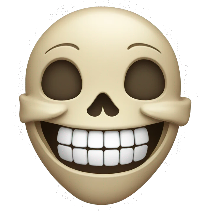 Skull laughing  emoji