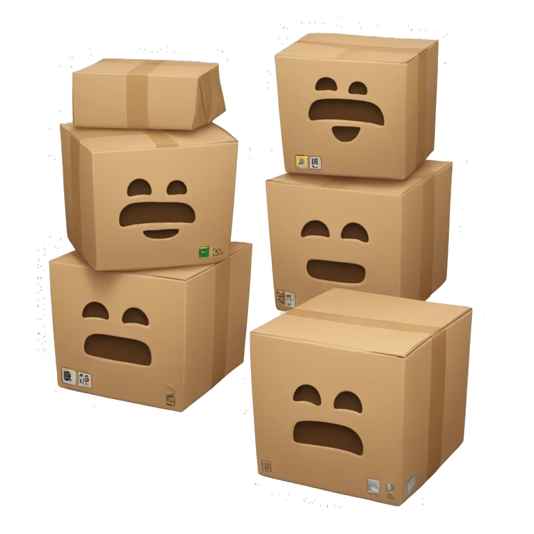 five boxes emoji