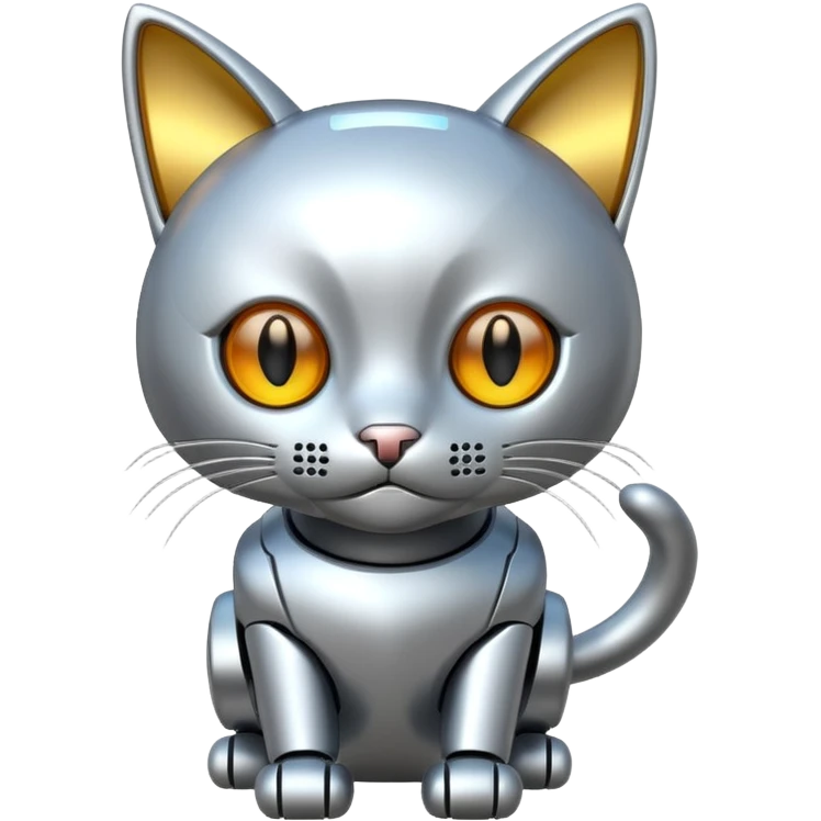 Make the cat more ai emoji